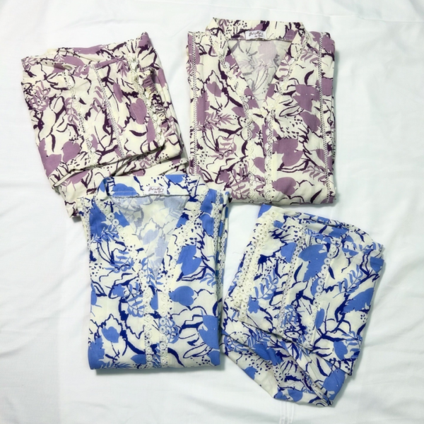 purple viscose cotton kurti