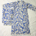 blue viscose cotton kurti