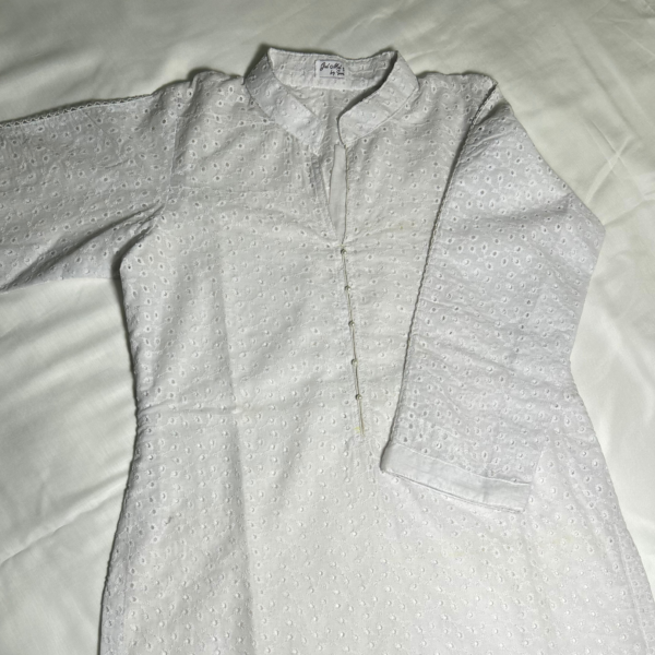 white kurti