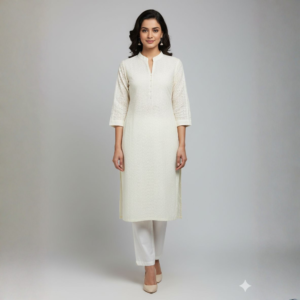 off white kurti