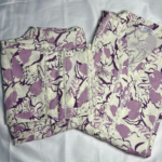 purple viscose cotton kurti