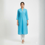 light blue kurti