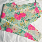 floral muslin short kurti