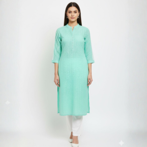 sea green kurti
