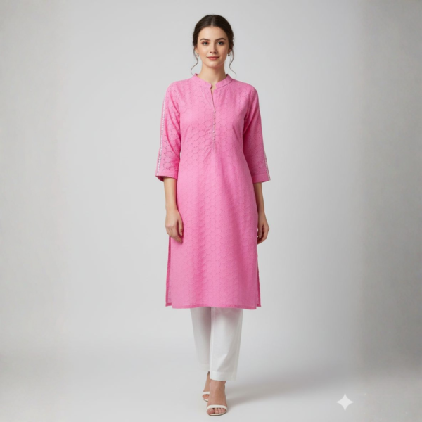 pink kurti