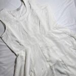 white velvet anarkali