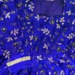 royal blue anarkali