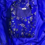 royal blue anarkali